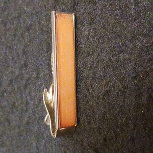 Tie Clasp Bar Wooden Bamboo Vintage